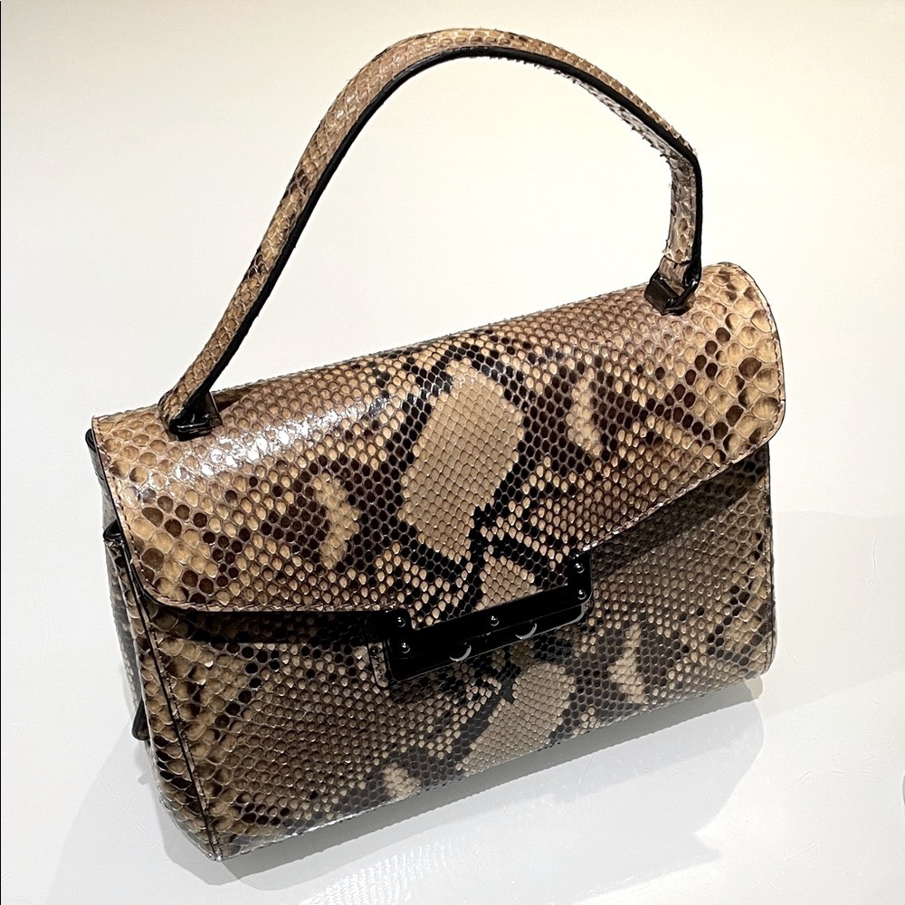 Nursace Snakeskin Print Handbag / Purse Shoulder / Side Bag / Crossbody Bag - Picture 5 of 16